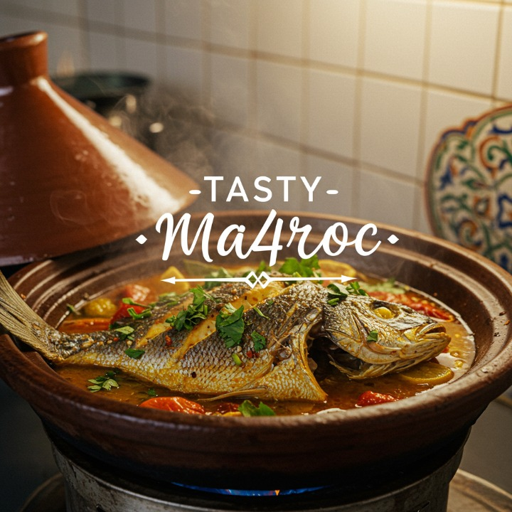 Steamed Moroccan Fish with Preserved Lemon -